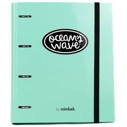 Dossier + Bloc Couleurs Pastel Série Ocean's Wave.