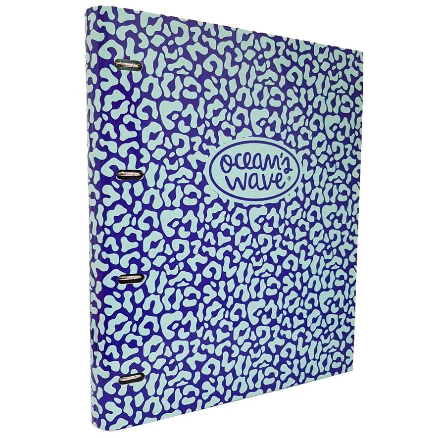 Carpeta A4 de 4 anillas con recambio Ocean's Wave