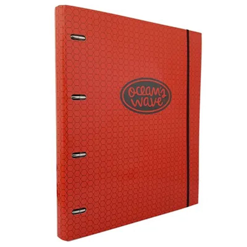 Carpeta A4 de 4 anillas con recambio Ocean's Vawe