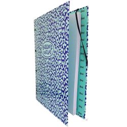 Pâtes A4 4 anneaux avec recharge Ocean's Wave