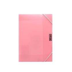 Carpeta A5 de polipropileno con gomas y solapas. 6 colores