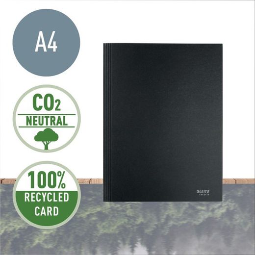 Chemise cartonnée à 3 rabats Leitz Recycle. ange bleu