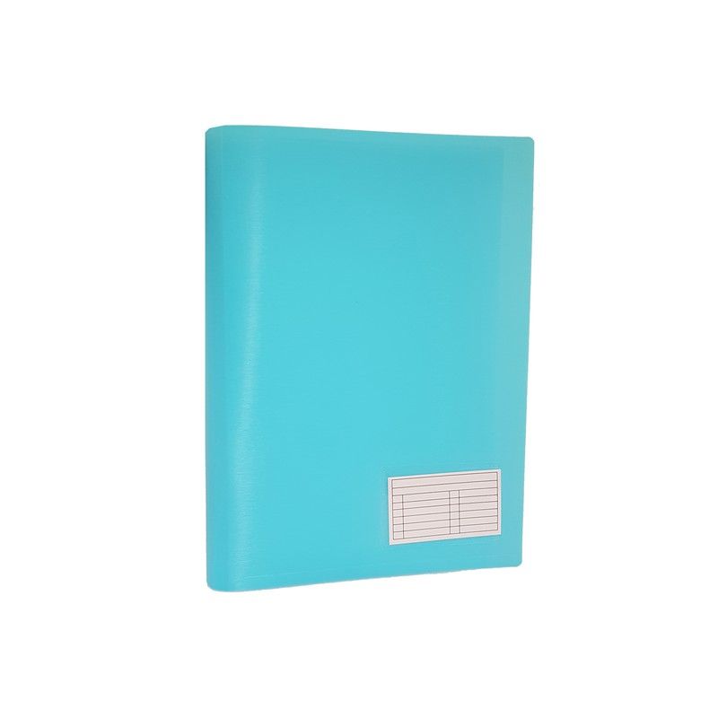 Carpeta de 40 fundas en 4 colores pastel