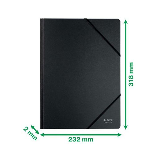 Chemise en carton Leitz Recycle avec bandes élastiques