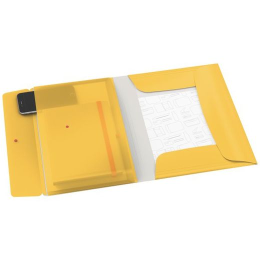 Carpeta de gomas y bolsillo interior leitz cosy