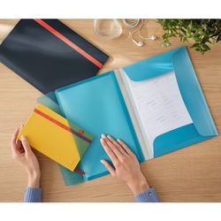 Dossier élastique et poche intérieure leitz cosy