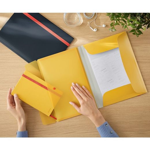 Dossier élastique et poche intérieure leitz cosy