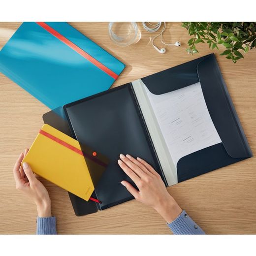 Dossier élastique et poche intérieure leitz cosy