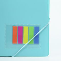 Folio de pâtes avec spirale et 20 couches avec élastiques + drapeaux