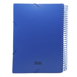 Folio de pâtes avec spirale et 20 couches avec élastiques + drapeaux