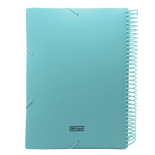 Folio de pâtes avec spirale et 20 couches avec élastiques + drapeaux