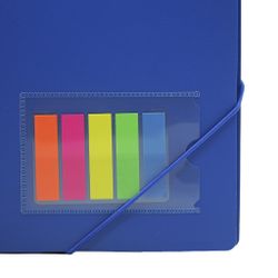 Folio de pâtes avec spirale et 20 couches avec élastiques + drapeaux