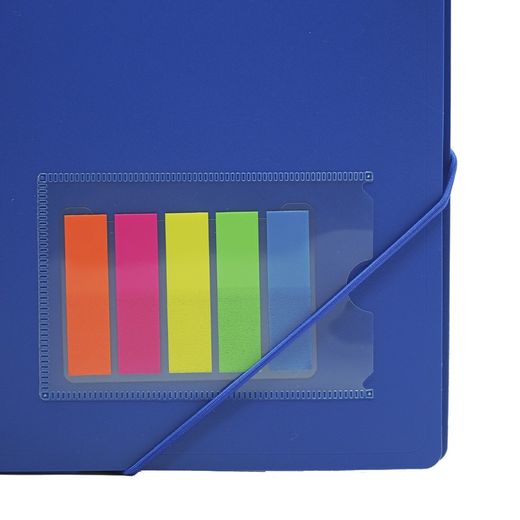 Folio de pâtes avec spirale et 20 couches avec élastiques + drapeaux