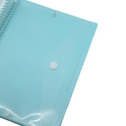 Folio de pâtes avec spirale et 20 couches avec élastiques + drapeaux