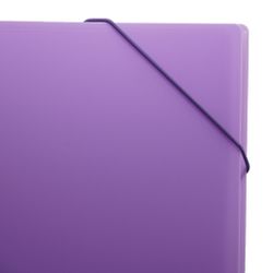 Carpeta folio con espiral y 30 fundas de 0,9 micras + banderitas. 7 colores