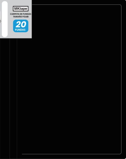 Pasta fólio com 20 capas de 0,9 mícrons. 4 cores