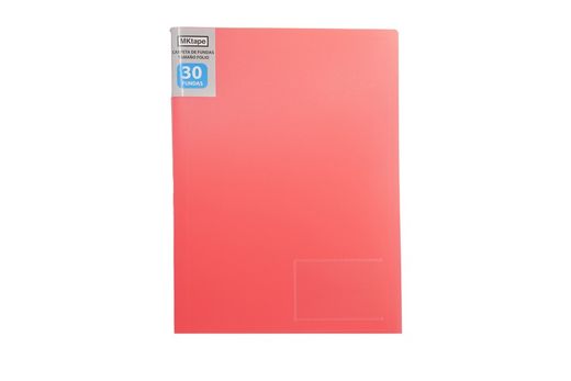 Carpeta folio de 30 fundas de 0,9 micras. 7 colores