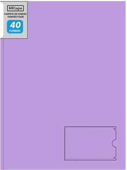 Pasta fólio com 40 capas de 0,9 mícrons. 4 cores