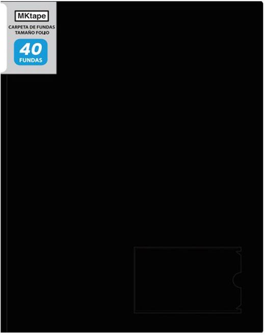 Pasta fólio com 40 capas de 0,9 mícrons. 4 cores