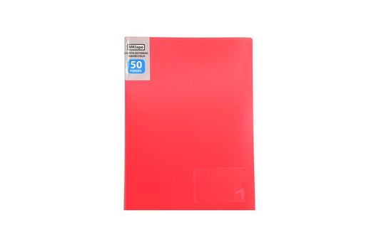 Pasta fólio com 50 capas de 0,9 mícron. 7 cores