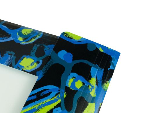 Carpeta Folio Polipropileno Gomas y Solapas Blue Liquid