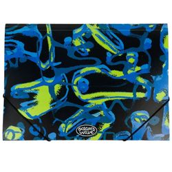 Carpeta Folio Polipropileno Gomas y Solapas Blue Liquid