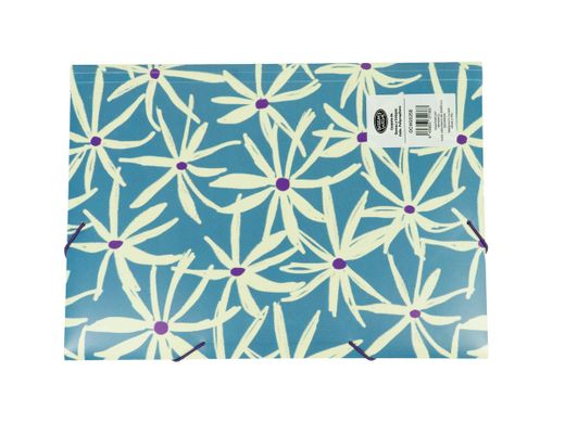 Chemise folio Hayde en polypropylène avec élastiques et rabats