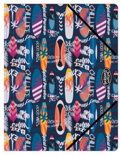 Carpeta Folio Polipropileno Gomas y Solapas Maverics