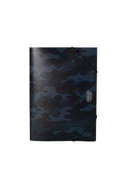 Carpeta Folio Polipropileno Gomas y Solapas Military