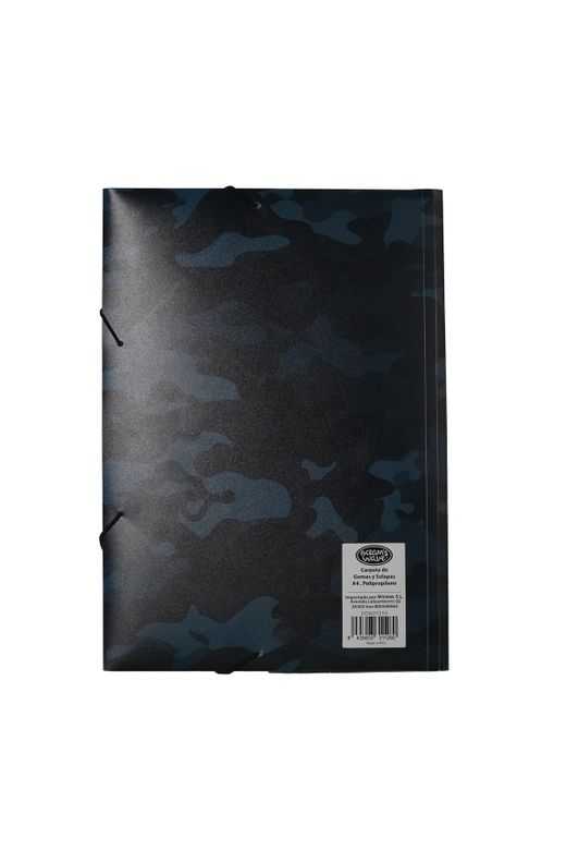 Feuille de polypropylène avec élastiques et ceintures militaires