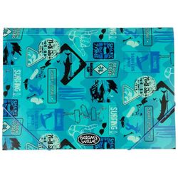Chemise folio en polypropylène avec élastiques et rabats surf