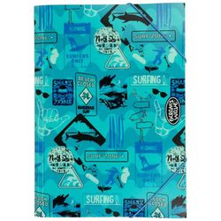 Carpeta Folio Polipropileno Gomas y Solapas Surf