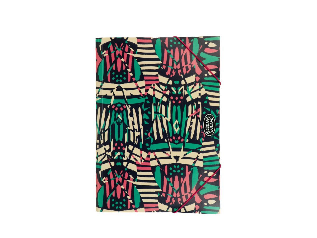 Carpeta Folio Polipropileno Gomas y Solapas Tribal