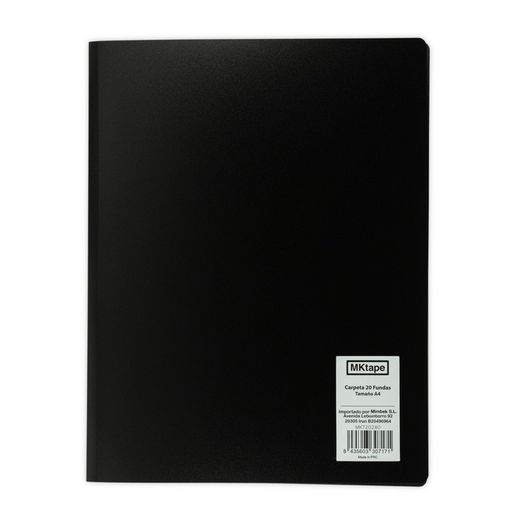 Pasta preta com capas Mktape