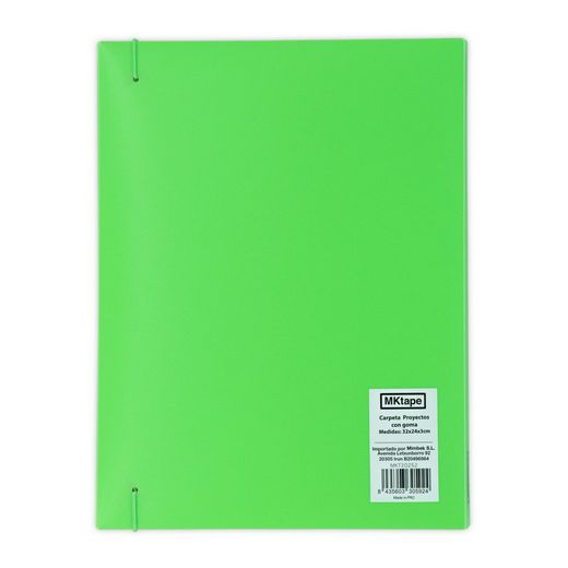 Dossier en plastique pour les projets Mktape