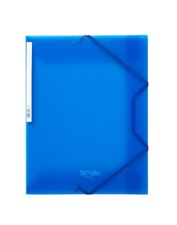 Carpeta translúcida de gomas con solapas de polipropileno