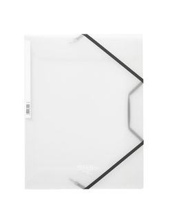 Chemise élastique translucide à rabats en polypropylène