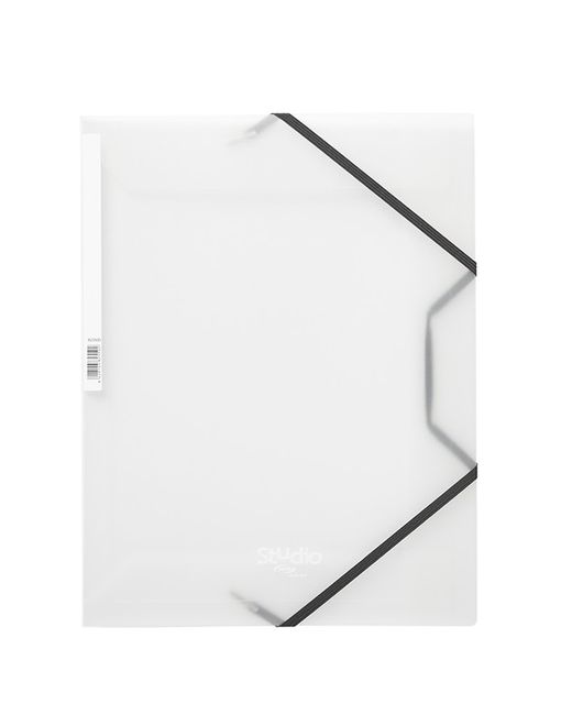 Chemise élastique translucide à rabats en polypropylène