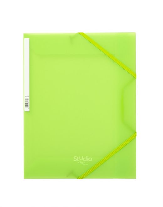 Chemise élastique translucide à rabats en polypropylène