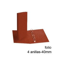 Pastas de anel de couro de papelão