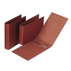 Pastas de anel de couro de papelão