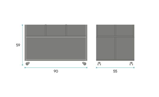 Carro portalibros KIDDY 59