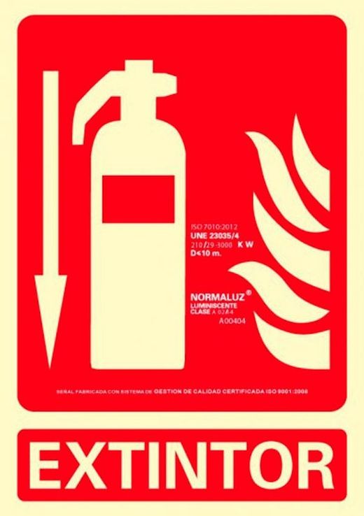 Cartazes de sinalização aprovados