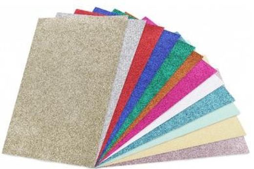 cartolina sadipal glitter, tamanho 50x65