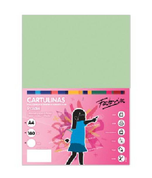 Cartulinas Din A-4 de 180 gramos