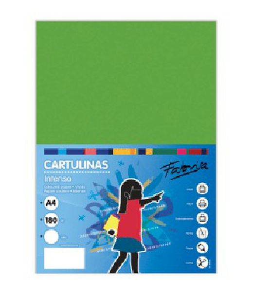 Cartulinas Din A-4 de 180 gramos