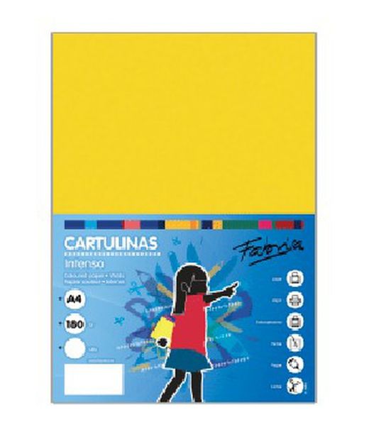 Cartulinas Din A-4 de 180 gramos