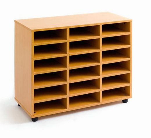 Casilleros de 77 cm de alto. Entre 4 y 18 huecos