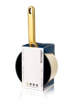 Icônica panela de alumínio forjado para indução, 16 cm, bege