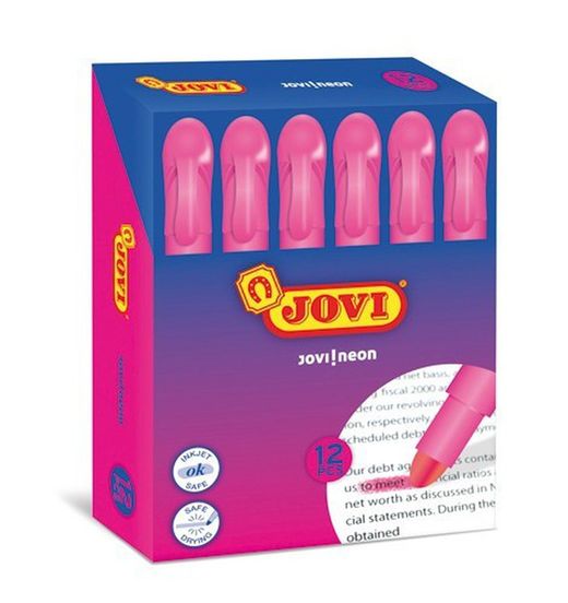 crayons gel fluorescents jovi